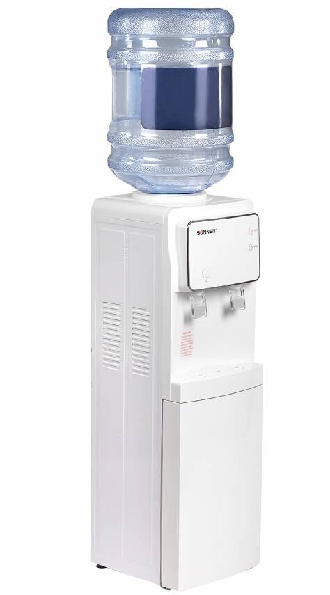 картинка Кулер для воды, напольный, 2 крана, белый, нагрев/охлаждение электронное, SONNEN FSE-02i, 455742 от магазина Альфанит в Кунгуре