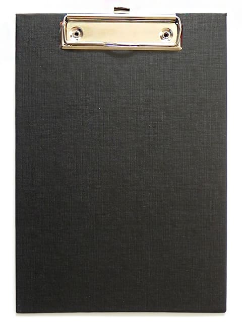 картинка Доска-планшет с верхним прижимом, А5, черный, бумвинил, Канцбург, 10Б02 545130 от магазина Альфанит в Кунгуре