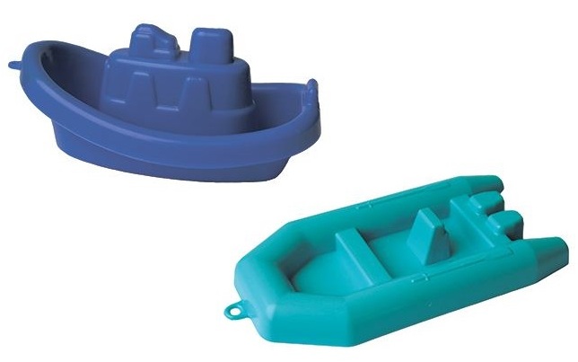 картинка Набор игрушек, 2 шт, 12*6*6 см, для купания, "Корабль и лодочка", Спектр, У561 от магазина Альфанит в Кунгуре