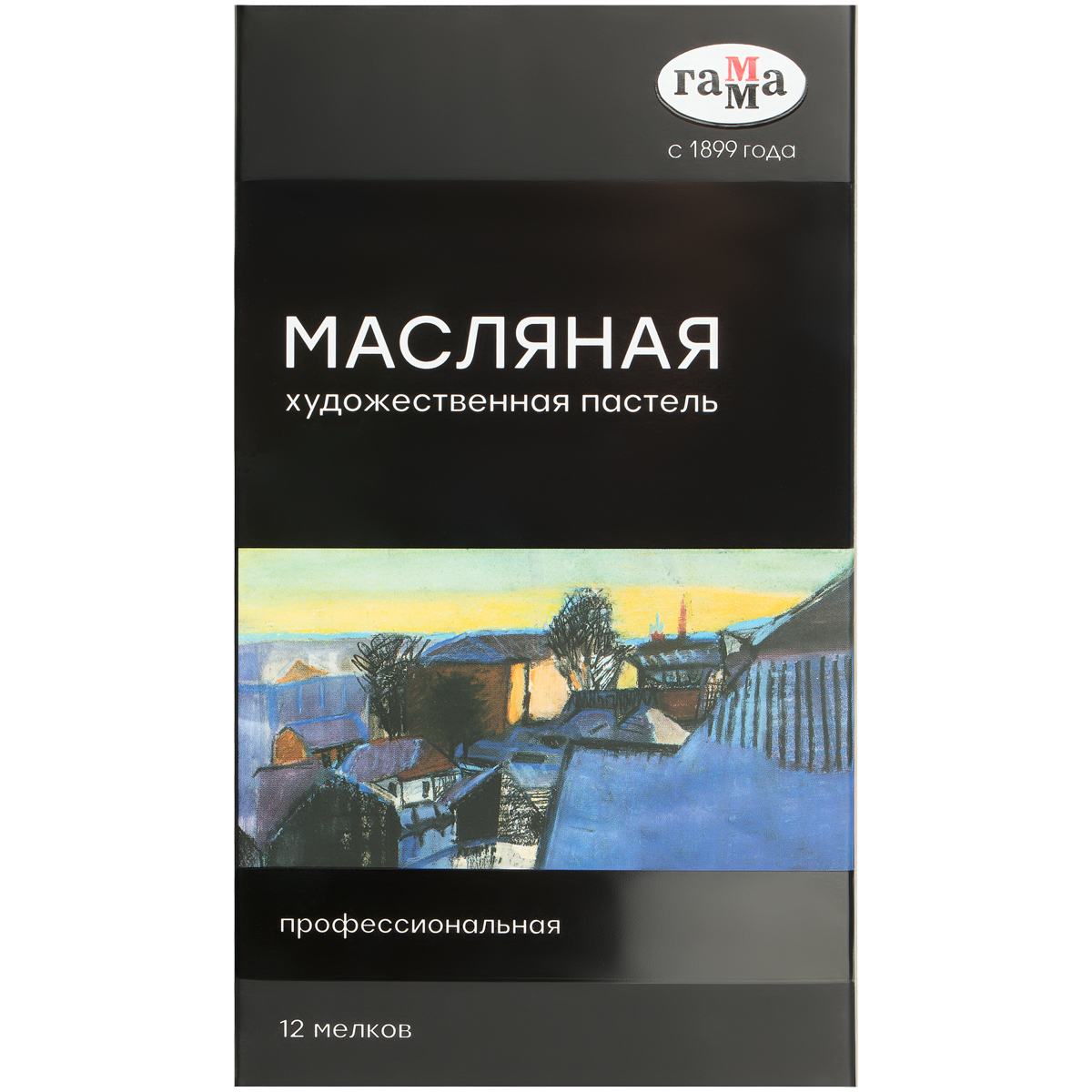 картинка Пастель масляная, 12 цв, коробка, художественная, Гамма, 5042312 от магазина Альфанит в Кунгуре
