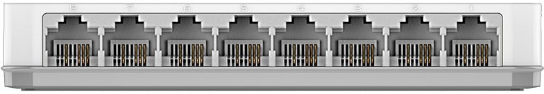 картинка Коммутатор D-Link DES-1008C, 8 портов, 10/100 Мбит/с, неуправляемый от магазина Альфанит в Кунгуре