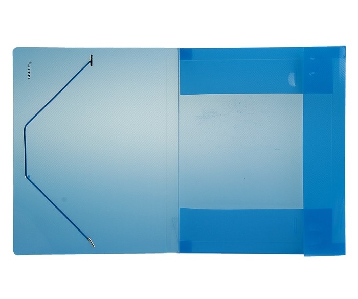 картинка Папка на резинке, А4, 700 мкм, корешок 40 мм, пластик, прозрачный синий, "Next", Proff, SB40TW-04 от магазина Альфанит в Кунгуре