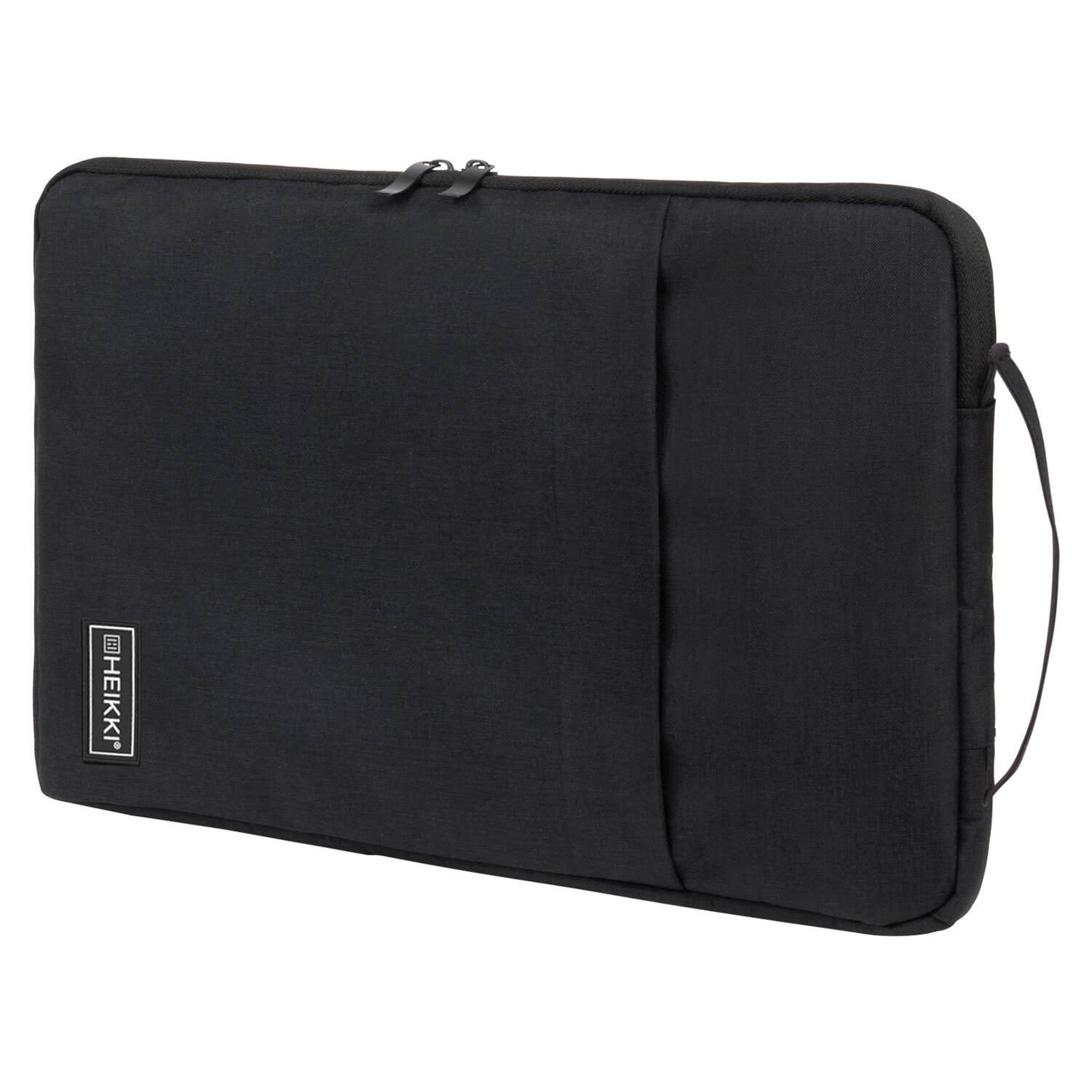 картинка Сумка для ноутбука 15.6" Heikki Option Max, 1 отдел, 1 карман, 27*39*3 см, полиэстер, черный, 272602 от магазина Альфанит в Кунгуре