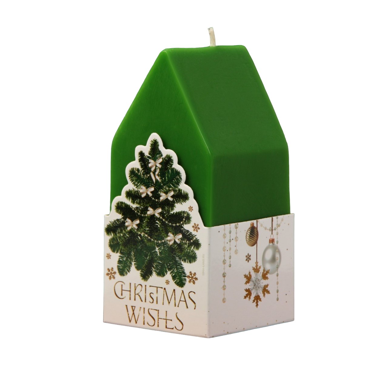 картинка Свеча новогодняя, 8*12 см, "Christmas wishes", 7610069 от магазина Альфанит в Кунгуре