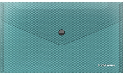 картинка Папка-конверт на кнопке, С6, 180 мкм, пластик, "Glossy Vivid", Erich Krause, 47122 от магазина Альфанит в Кунгуре