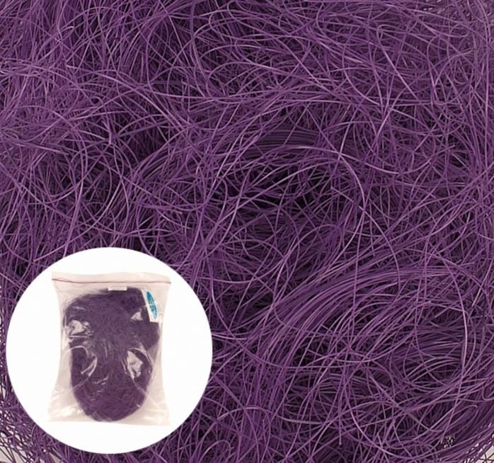 картинка Сизаль 100 гр, фиолетовый от магазина Альфанит в Кунгуре