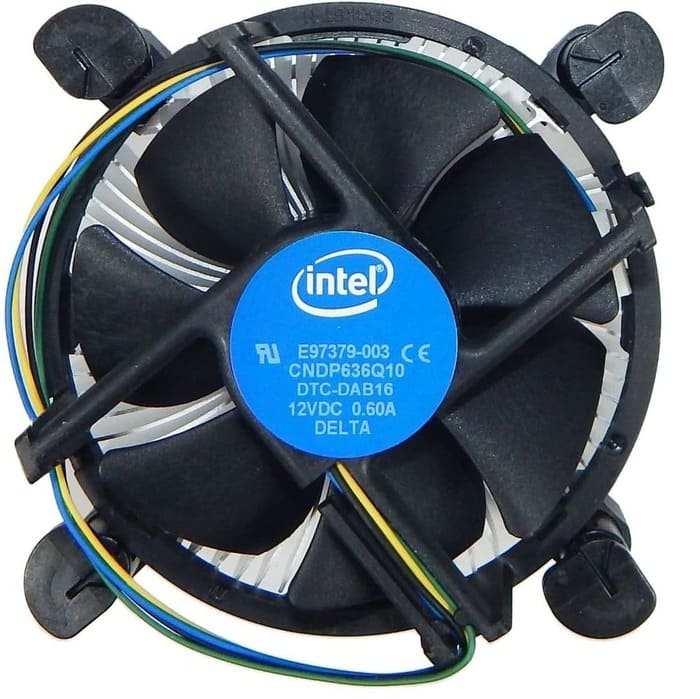 картинка Кулер socket 1150/1155/1156 Intel PWM E97379 (65W, 18-38дБ, 4-pin) от магазина Альфанит в Кунгуре