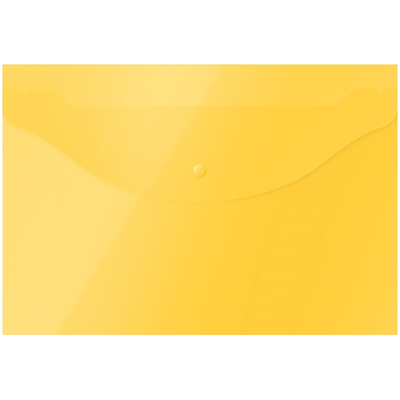 картинка Папка-конверт на кнопке, А4, 120 мкм, желтый, OfficeSpace, 281217 от магазина Альфанит в Кунгуре