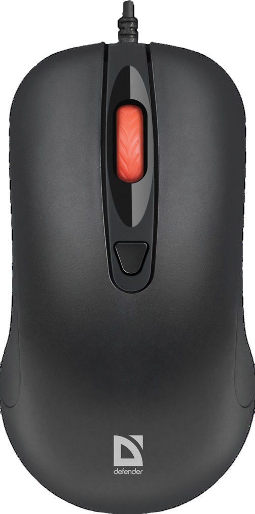 картинка Мышь проводная Defender Omega MB-522, 500-1600 dpi, черный, 52522 от магазина Альфанит в Кунгуре