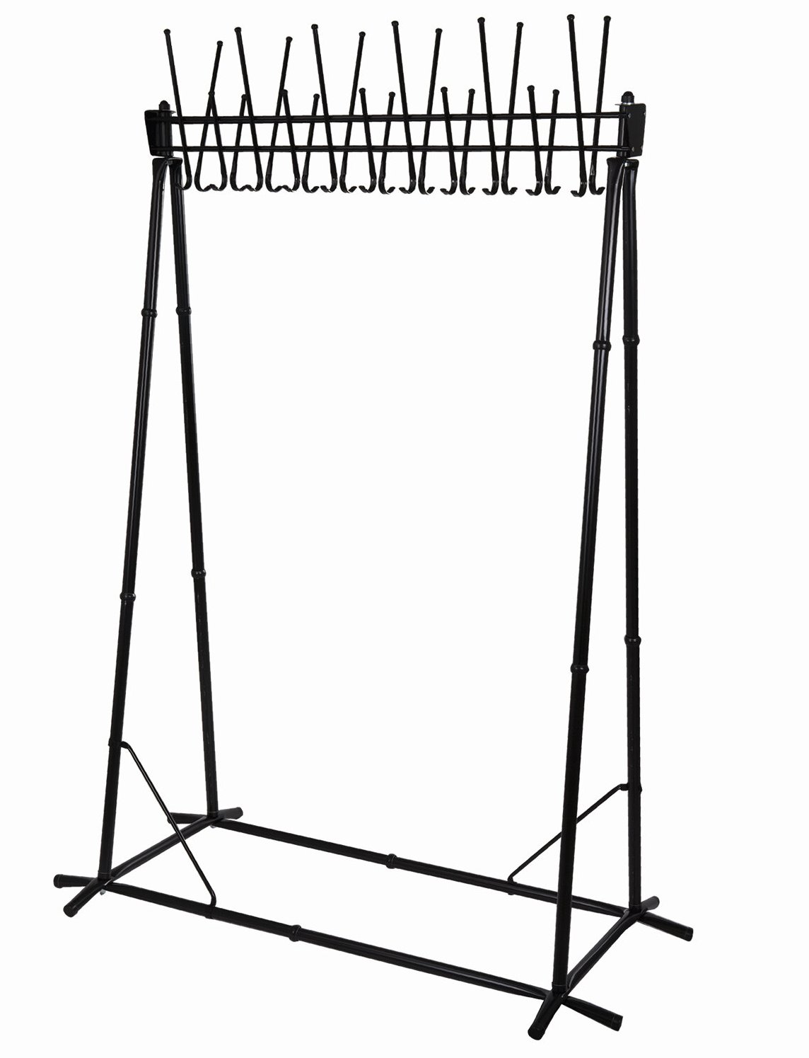 картинка Вешалка напольная 1,82 м, 22 крючков, черная, металл, "Алла" от магазина Альфанит в Кунгуре