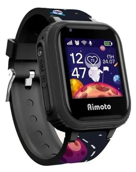 картинка Смарт-часы детские Aimoto Pro 4G Космос, черный, 8100820 от магазина Альфанит в Кунгуре