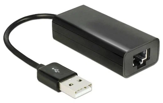 картинка Сетевая карта USB-Lan, черный от магазина Альфанит в Кунгуре