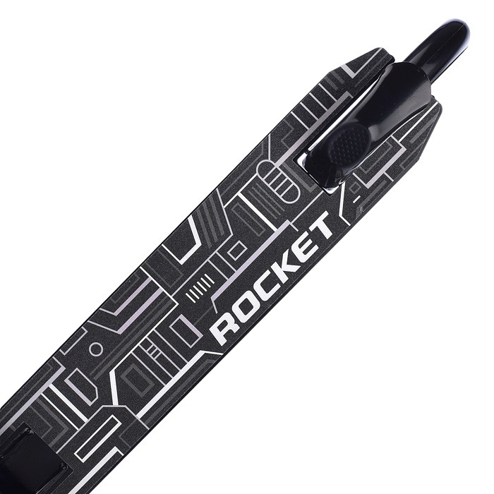 картинка Самокат 2-х колесный, до 150 кг, металл/пластик, белый, Rocket, R0092.BK от магазина Альфанит в Кунгуре