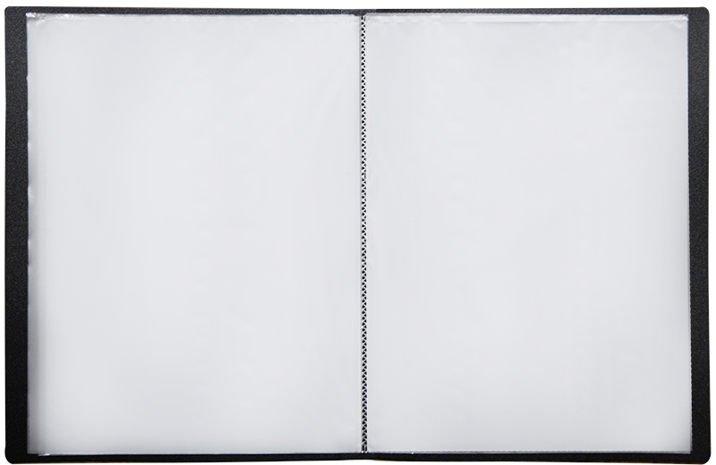 картинка Папка 40 файлов, А4, 600 мкм, корешок 21 мм, черный, OffceSpace, 291 от магазина Альфанит в Кунгуре