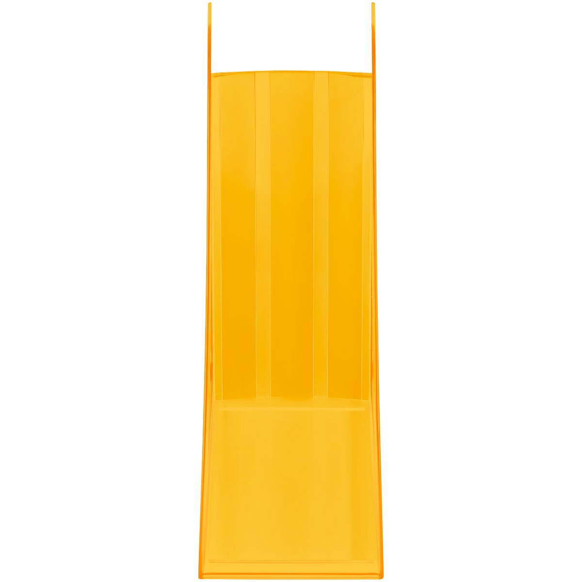 картинка Лоток для бумаг вертикальный 1 отдел, 90 мм, пластик, оранжевый тонированный, "Фаворит", СТАММ, ЛТВ-31557 от магазина Альфанит в Кунгуре