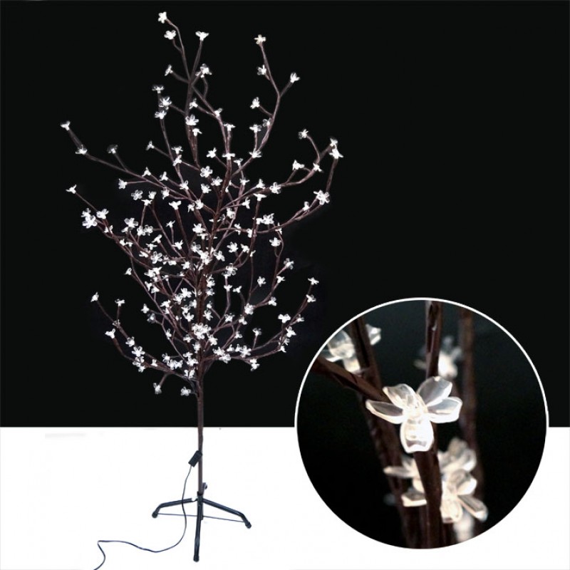 картинка Дерево с подсветкой белое, 150 см, 212 ламп, 2539 от магазина Альфанит в Кунгуре