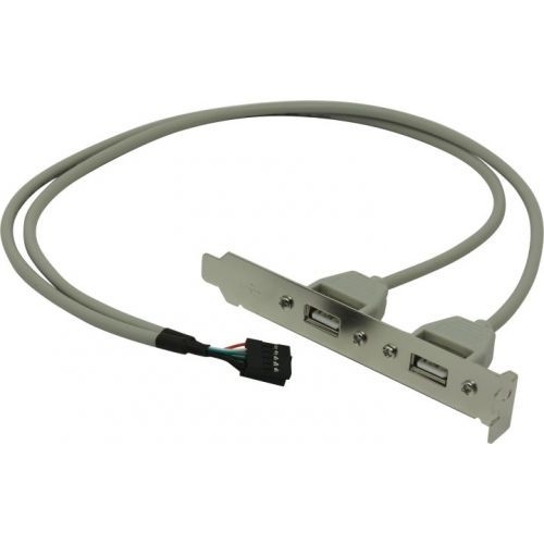 картинка Выносная планка Orient C086, в корпус 2*USB, кабель 50 см от магазина Альфанит в Кунгуре