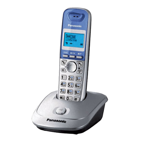 картинка Радиотелефон DECT Panasonic KX-TG2511RUS, серебристый от магазина Альфанит в Кунгуре