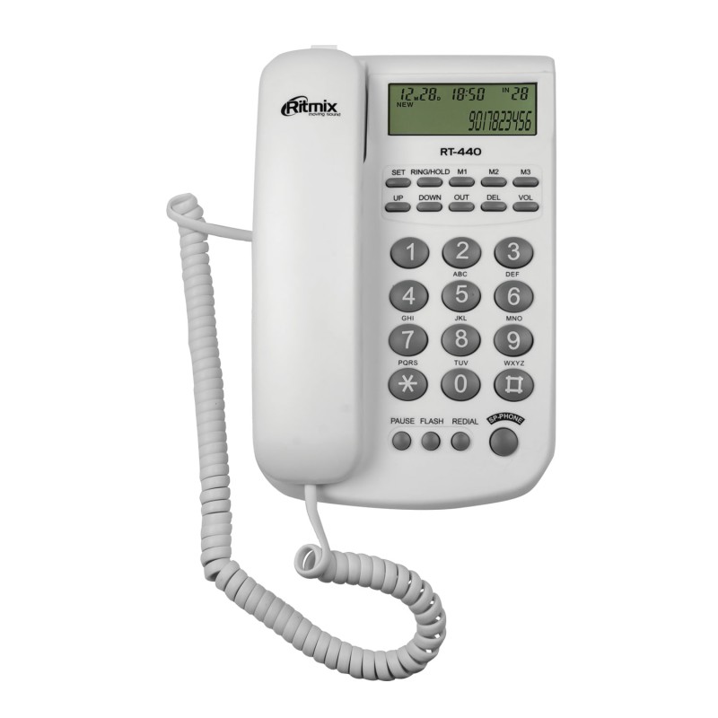 картинка Телефон Ritmix RT-440 белый от магазина Альфанит в Кунгуре