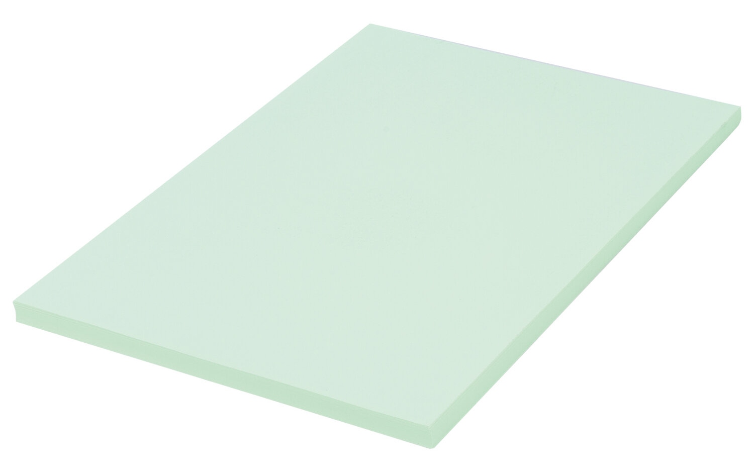 картинка Бумага офисная цветная, А4, 100 л, 80 г/м2, зеленая пастель, BRAUBERG, 112444 от магазина Альфанит в Кунгуре