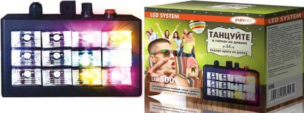 картинка Светодиодная система LED-500, 3 цвета, 220V с сетевым шнуром, Funray от магазина Альфанит в Кунгуре