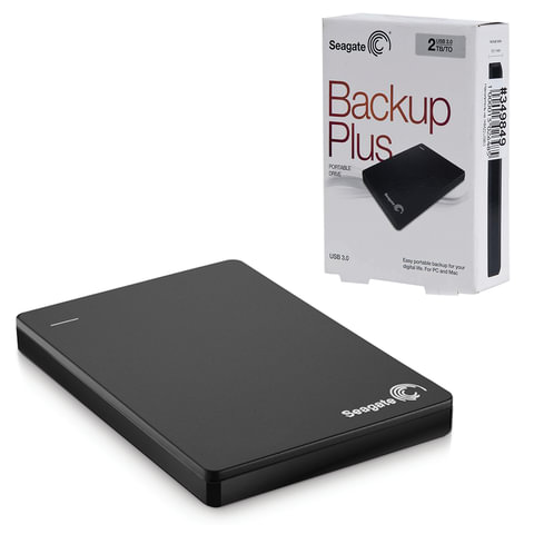 картинка Внешний жесткий диск 2 TB Seagate, BackUp Plus Portable Drive, STDR2000200, USB 3.0, 2.5" от магазина Альфанит в Кунгуре