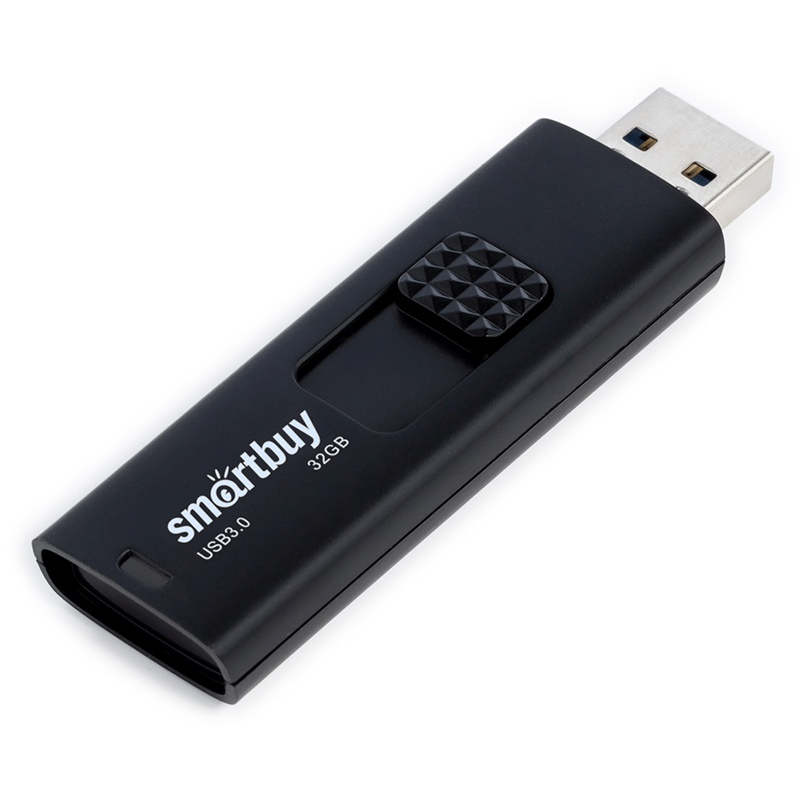 картинка Флеш-диск SmartBuy 32 GB USB 3.0, Fashion, черный, SB032GB3FSK от магазина Альфанит в Кунгуре