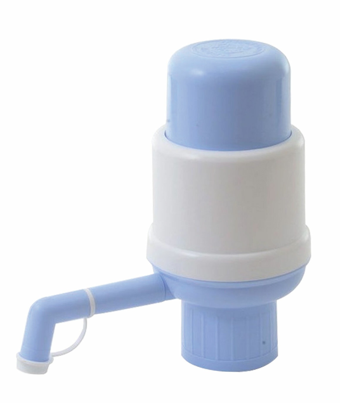 картинка Помпа для воды, пластик, белый/голубой, механическая, для бутылей 5-19 л, "№3М", Vatten, 4874 от магазина Альфанит в Кунгуре