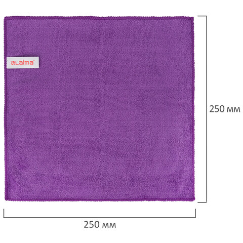 картинка Салфетки из микрофибры, 2 шт, 25*25 см, микроволокно, "Multi Fiber Ultra", LAIMA, 607789 от магазина Альфанит в Кунгуре
