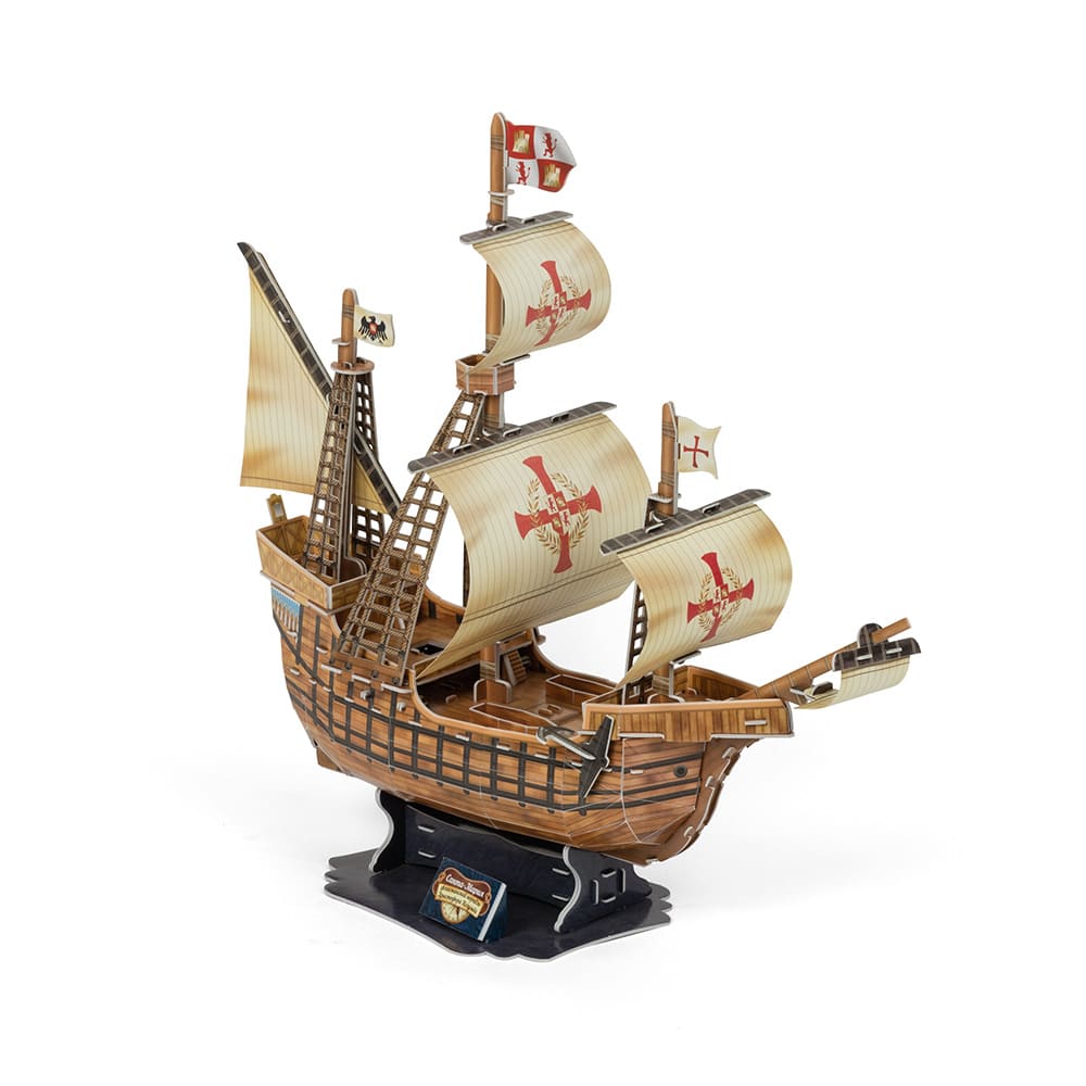 картинка Модель для сборки, 44*16*39 см, пенополистирол, "Санта-Мария. Корабли", STH-001 от магазина Альфанит в Кунгуре
