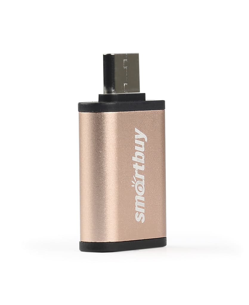 картинка Переходник OTG SmartBuy, Type-C to USB-A 3.0, золото, SBR-OTG05-GD от магазина Альфанит в Кунгуре