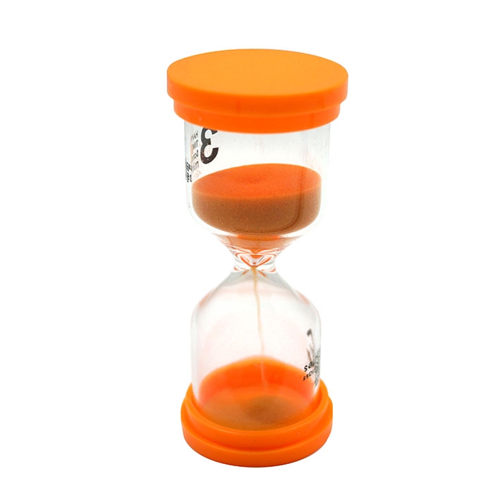 картинка Часы песочные 3 мин, 10*4,5 см., стекло+пластик, "Ассорти", 3010 от магазина Альфанит в Кунгуре