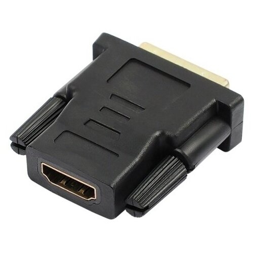 картинка Переходник Vixion AD38  HDMI (F) - DVI-I (M), черный от магазина Альфанит в Кунгуре