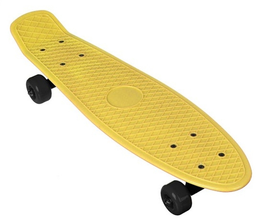 картинка Скейтборд, 56*15 см, до 30 кг, желтый, SILAPRO, 131-036/1 от магазина Альфанит в Кунгуре