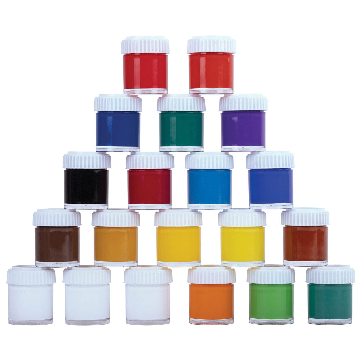 картинка Краски акриловые, 18 цв, 20 шт по 22 мл, BRAUBERG, 192299 от магазина Альфанит в Кунгуре