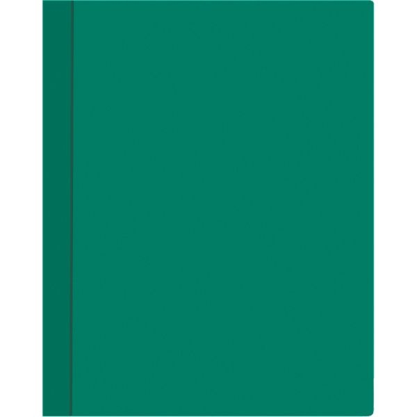 картинка Папка с металлическим скоросшивателем, А4, 500 мкм, корешок 15 мм, пластик, зеленый, Attomex, 3111401 от магазина Альфанит в Кунгуре