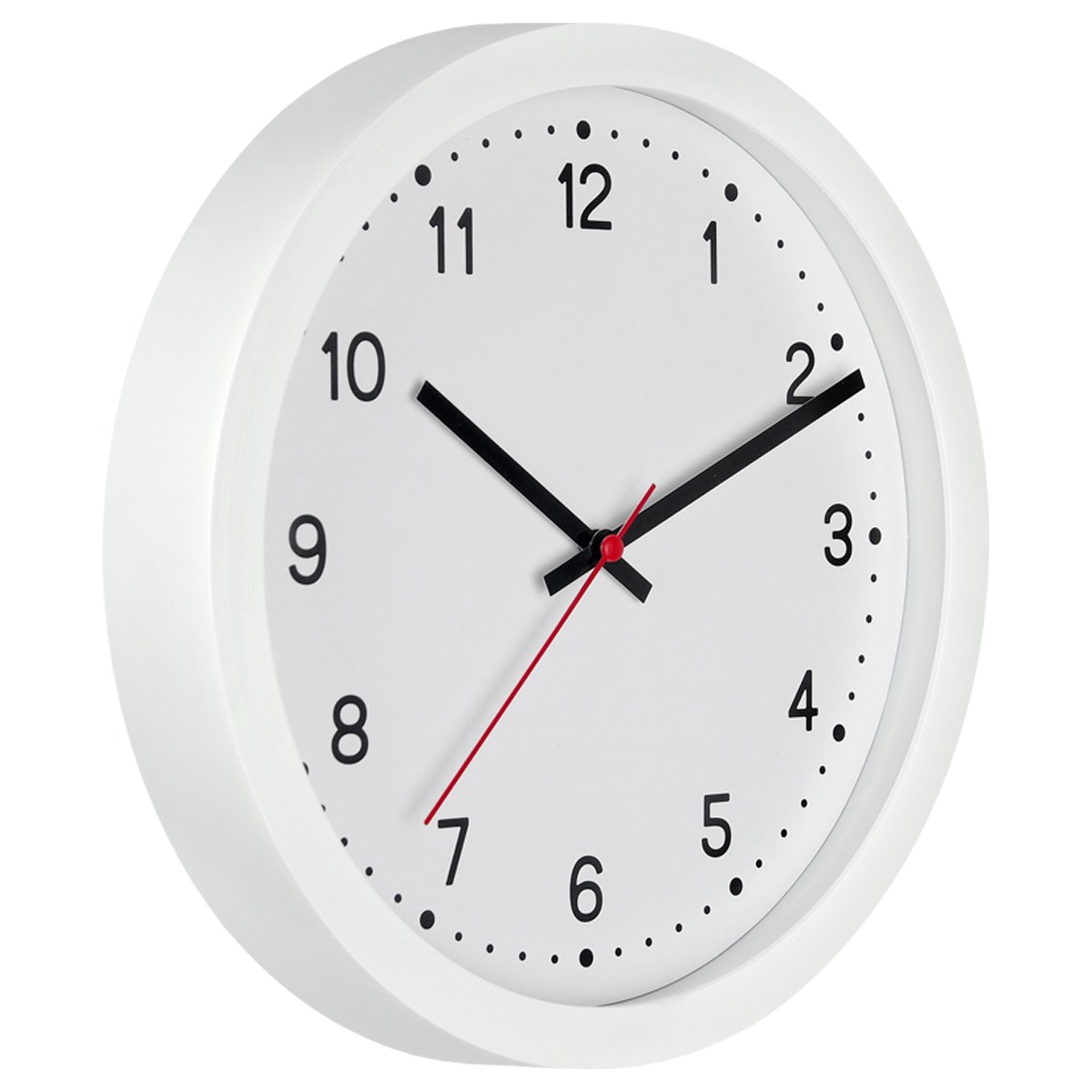 картинка Часы настенные 27*27*3,5 см, белые, плавный ход, круглые, Troyka, 75759701 от магазина Альфанит в Кунгуре