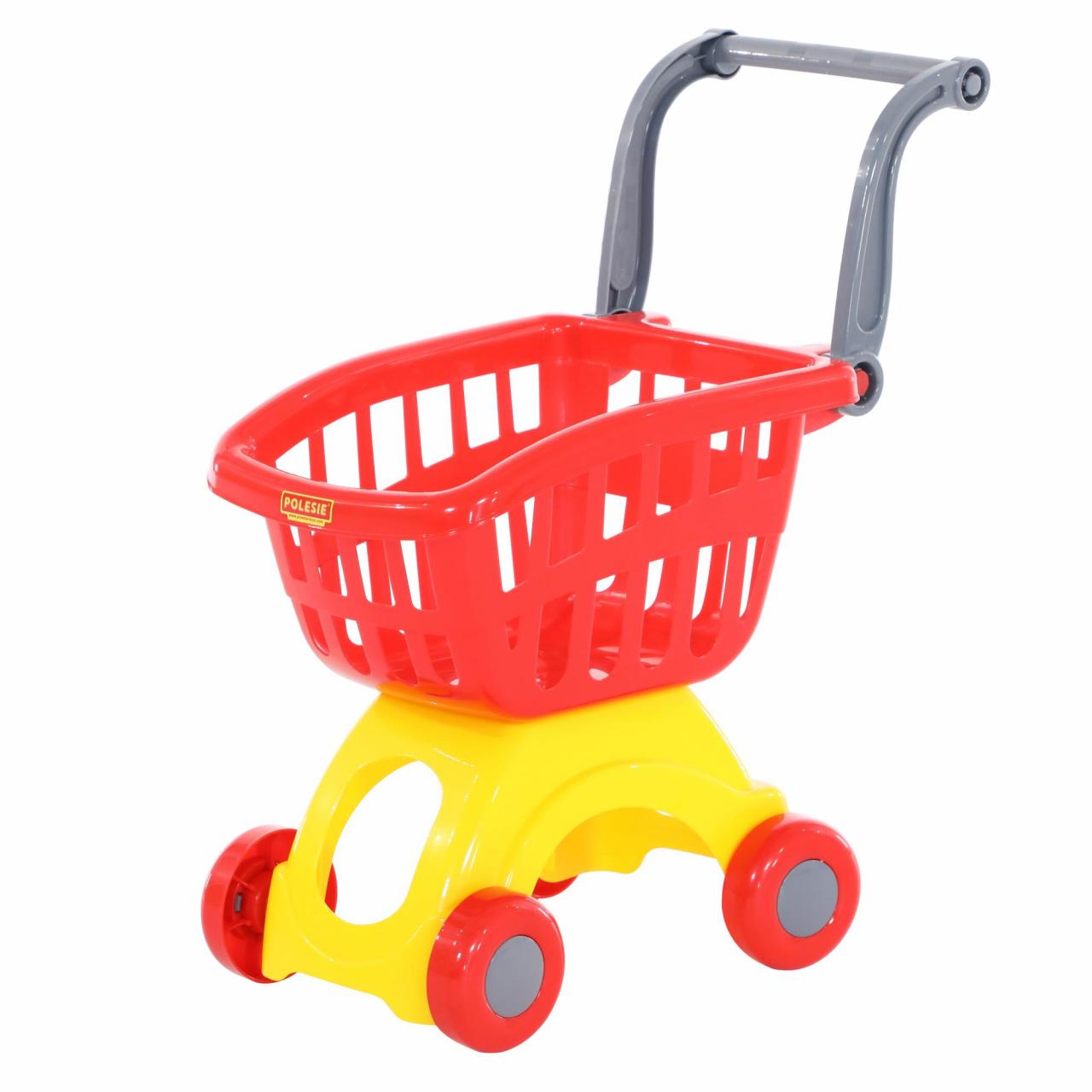картинка Тележка для супермаркета детская, пластик, ассорти, "Мини", Полесье, 71279 от магазина Альфанит в Кунгуре