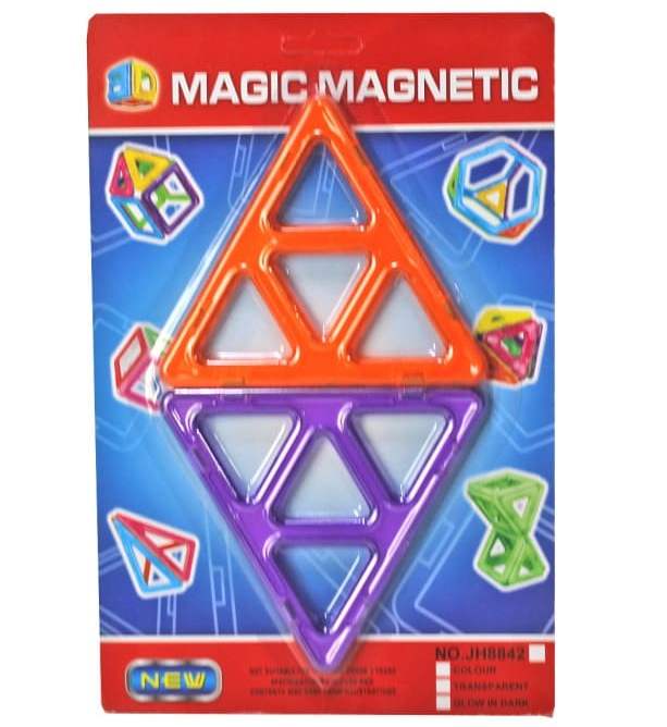 картинка Конструктор магнитный, 2 дет., "Треугольники", JH8842B от магазина Альфанит в Кунгуре