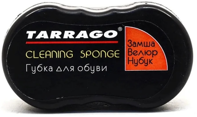 картинка Губка для обуви, волна, для замши и нубука, "Cleaning sponge", Tarrago, TCV03 от магазина Альфанит в Кунгуре