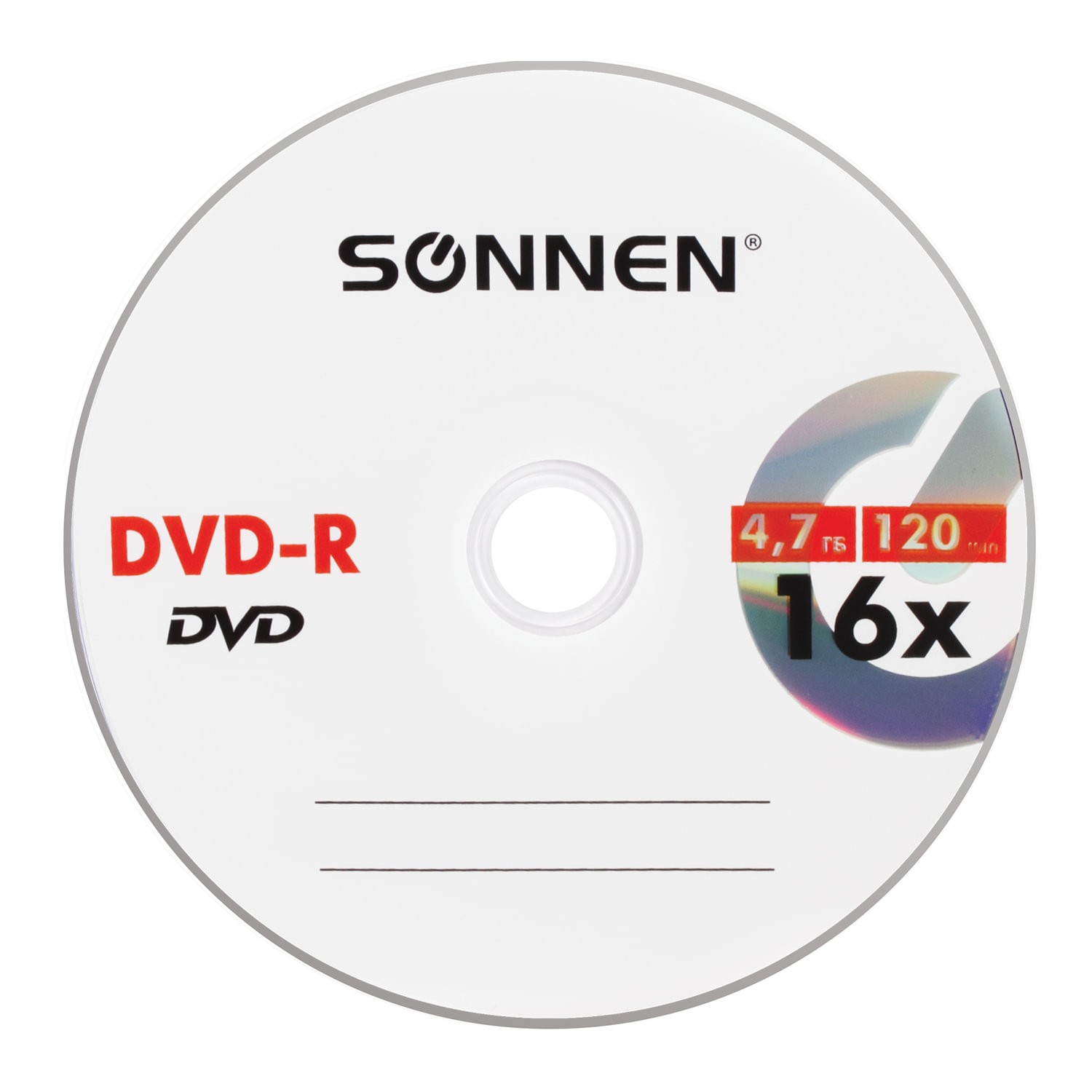 картинка Диск DVD-R SONNEN Slim Case, 1 шт, 16х, 4,7 Gb, 512575 от магазина Альфанит в Кунгуре