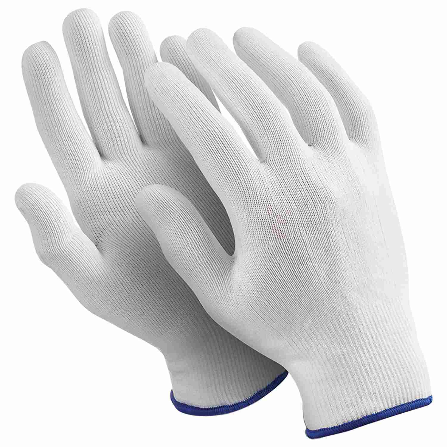 картинка Перчатки тканевые, размер M, белый, нейлон, с гелевым покрытием, "Микрон", Manipula, 605801 от магазина Альфанит в Кунгуре