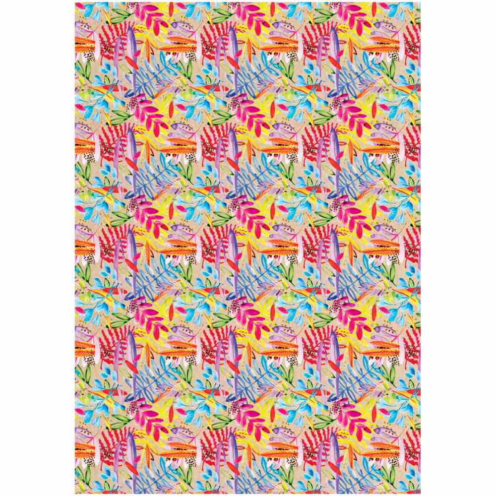 картинка Бумага упаковочная крафтовая, 70*100 см, 70 г/м2, ассорти, "Акварельные штрихи", MESHU, MS_53478 от магазина Альфанит в Кунгуре