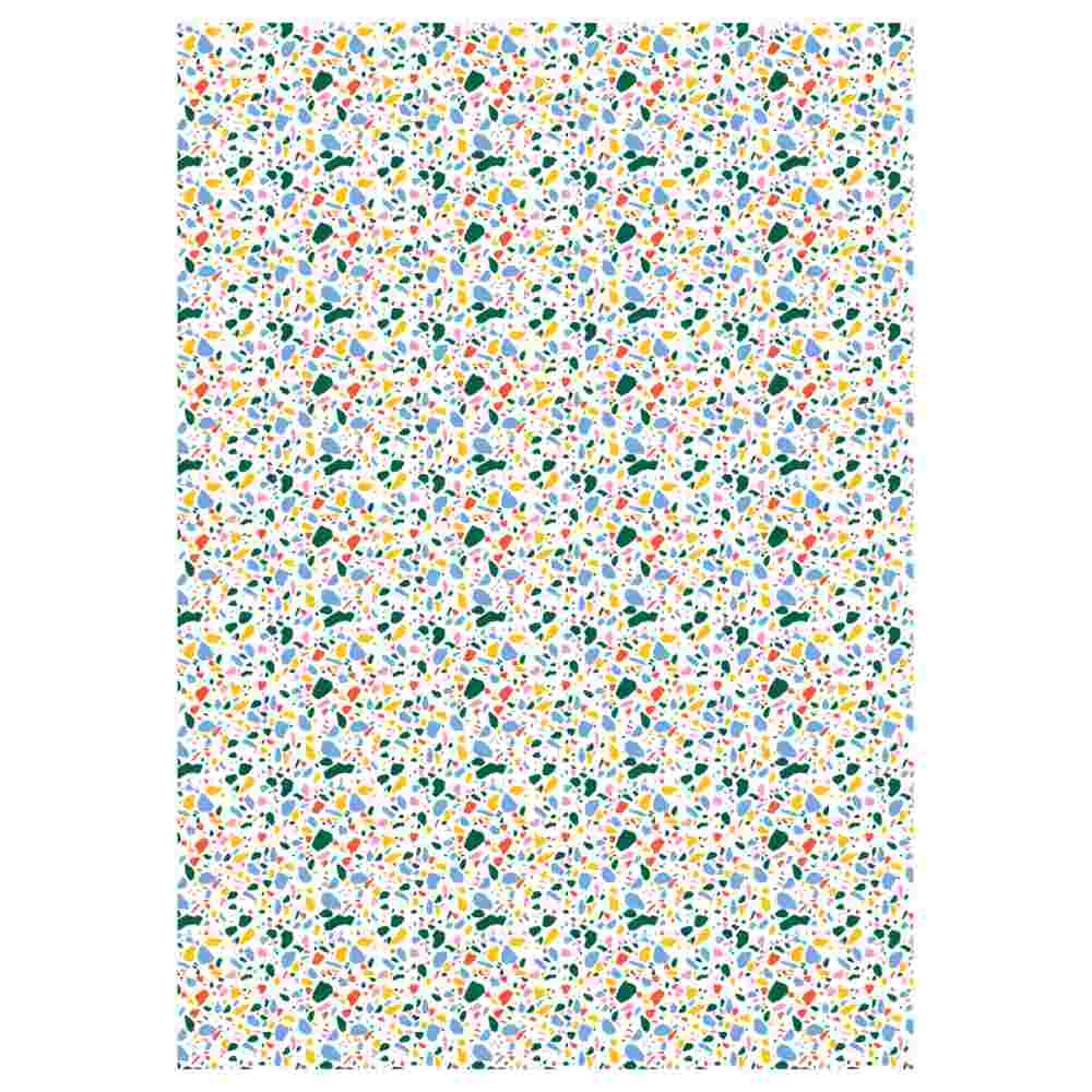 картинка Бумага упаковочная, 70*100 см, 80 г/м2, ассорти, 5 дизайнов, "Terrazzo", MESHU, MS_62829 от магазина Альфанит в Кунгуре