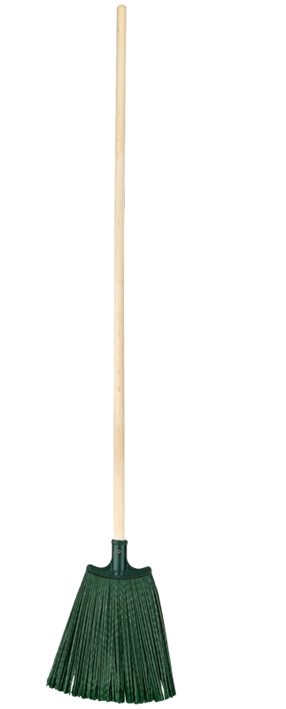 картинка Метла, 120 см, с деревянным черенком, веерная, Vega, 360670 от магазина Альфанит в Кунгуре