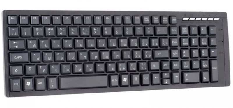 картинка Клавиатура проводная Perfeo Pyramid, USB, мультимедиа, черный, PF_4509 от магазина Альфанит в Кунгуре