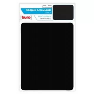 картинка Коврик для мыши Buro, 220*250*4 мм, ткань/резина, черный, BU-CLOTH/black от магазина Альфанит в Кунгуре