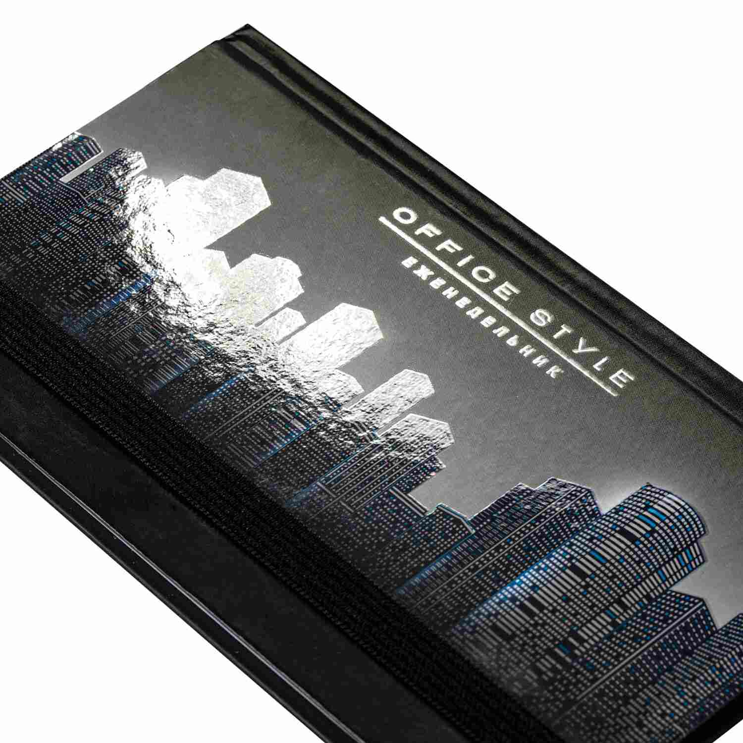 картинка Еженедельник недатированный, А6, 64 л, черный, "Night City", BRAUBERG, 114575 от магазина Альфанит в Кунгуре