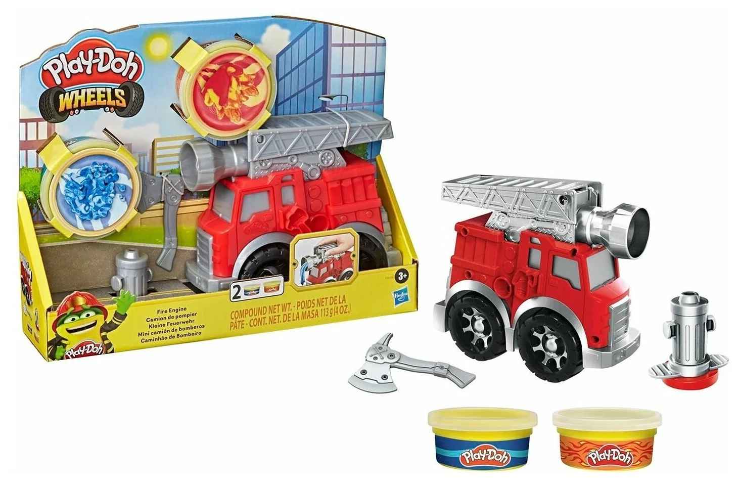 картинка Набор для лепки, в коробке, "Пожарная Машина", Play-Doh, F0649 от магазина Альфанит в Кунгуре