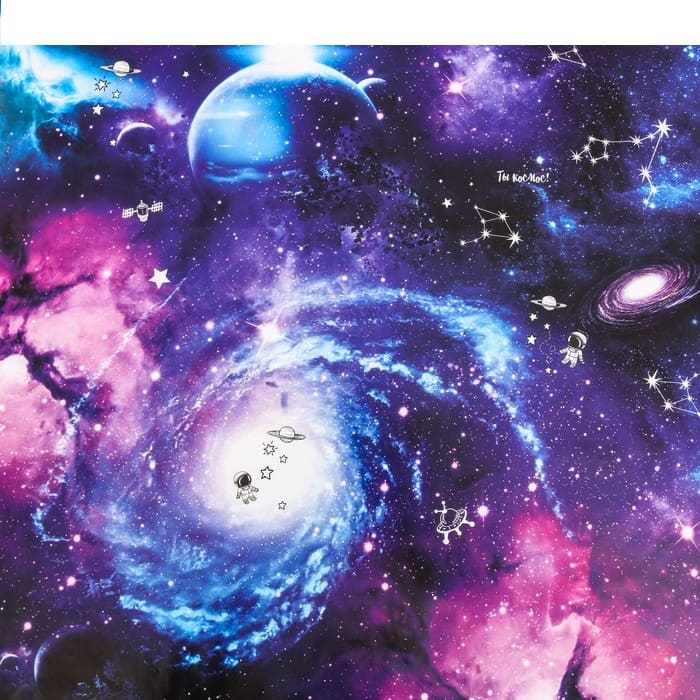 картинка Бумага упаковочная, 50*70см, "Космос", Дарите счастье, 3613614 от магазина Альфанит в Кунгуре
